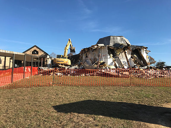 Crab Orchard comes down